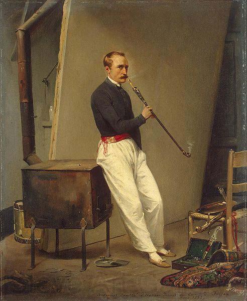 Horace Vernet Self portrait Spain oil painting art